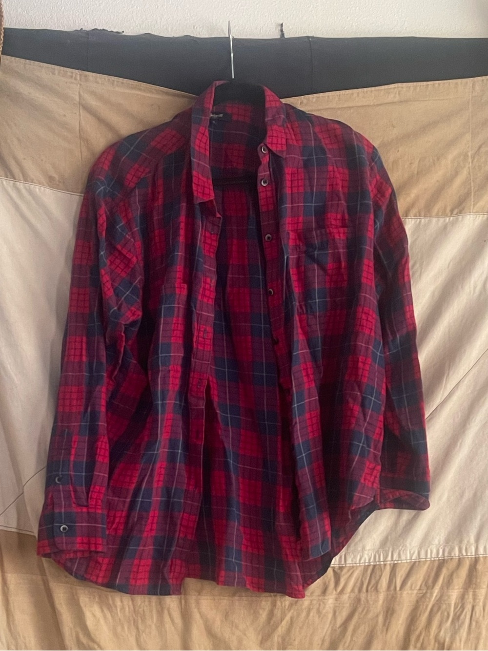 Madewell plaid flannel